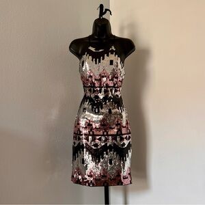 Sparkly Tricolor Dress 🩶